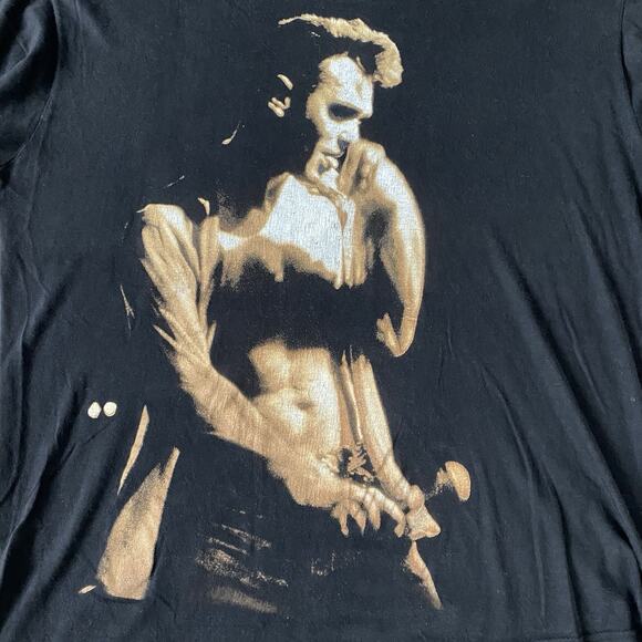 Vintage 90s Morrissey We Look At Danger And Laugh Your Arsenal Smiths T Shirt XL - Picture 2 of 5